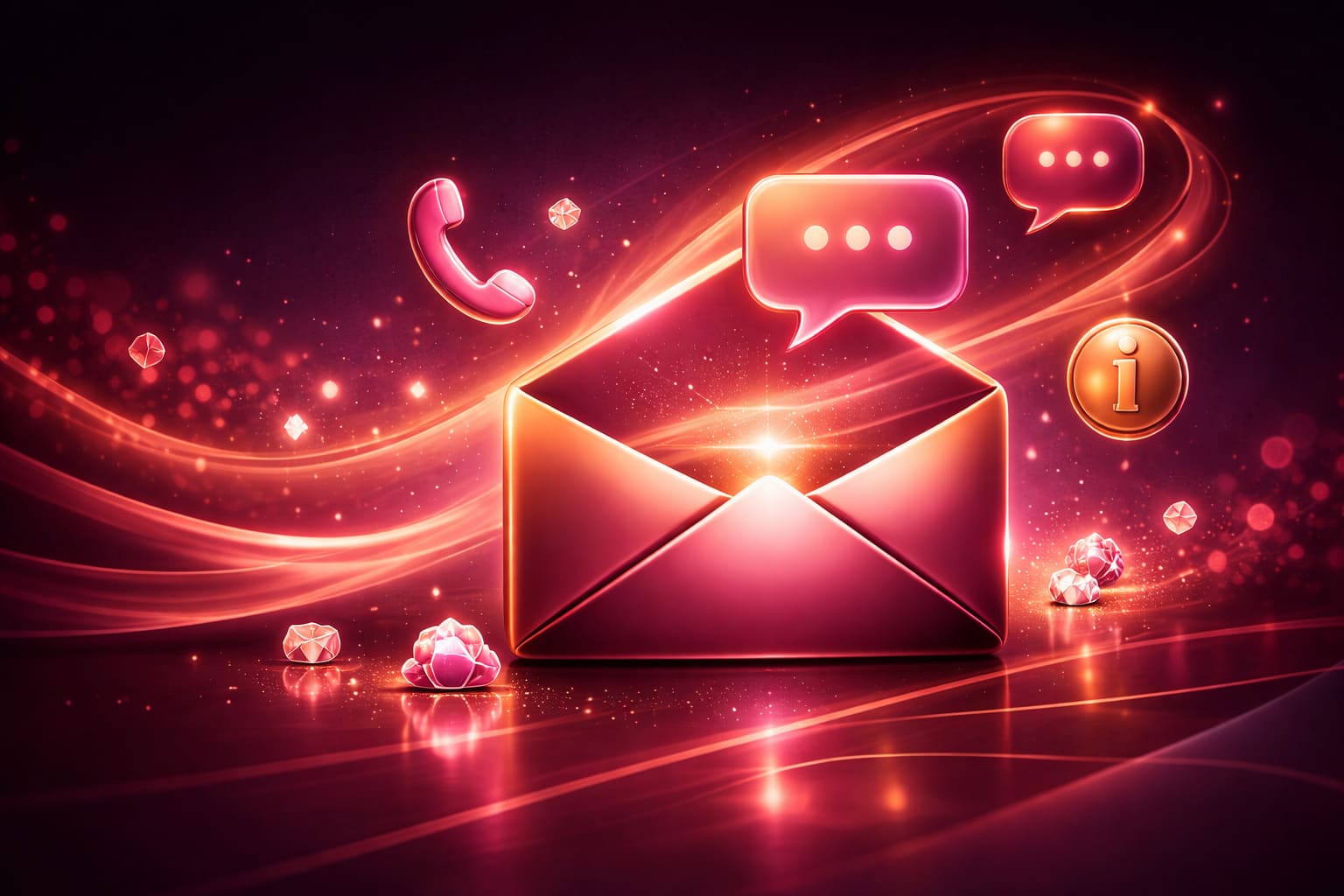 بريد ورسائل دعم ضمن مشهد تواصل منظم